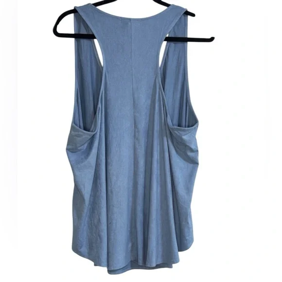 Forever 21 Blue Velour Relaxed Tank - Picture 2 of 4